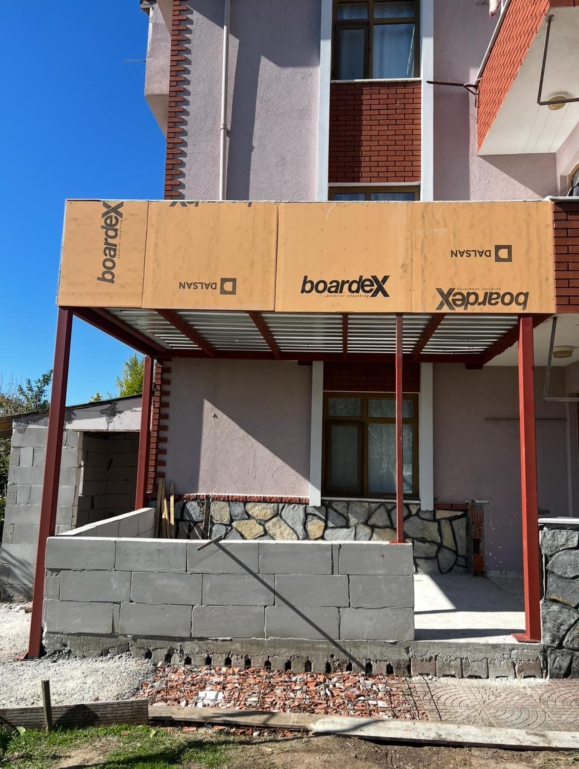 kentsoy çelik balkon uzatma ve asma kat projesi - beykoz istanbul