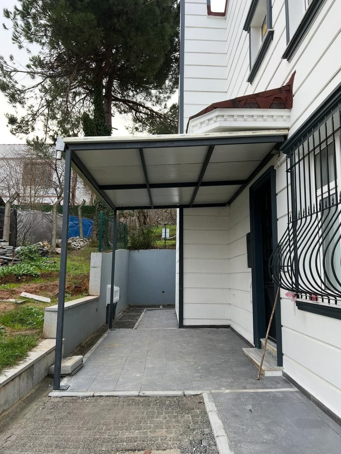 kentsoy çelik sandviç panel garaj sundurması - çekmeköy alemdağ 2 adet