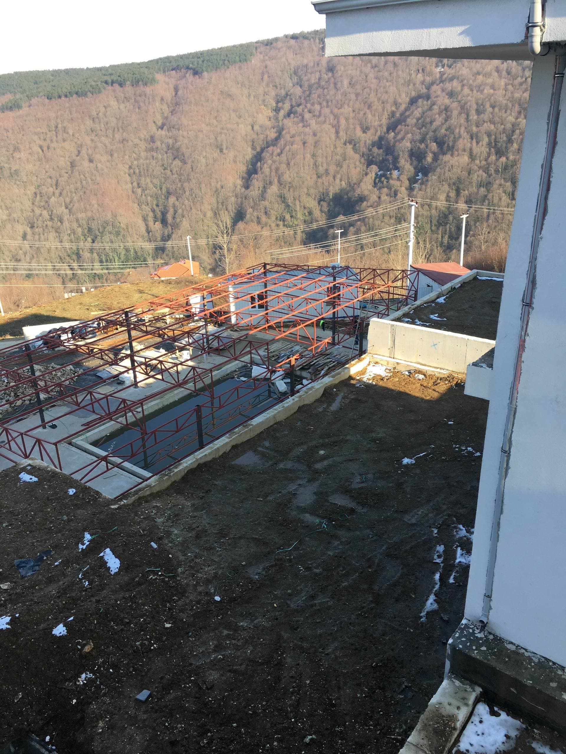 kentsoy çelik makas çatı görseli - sapanca evleri