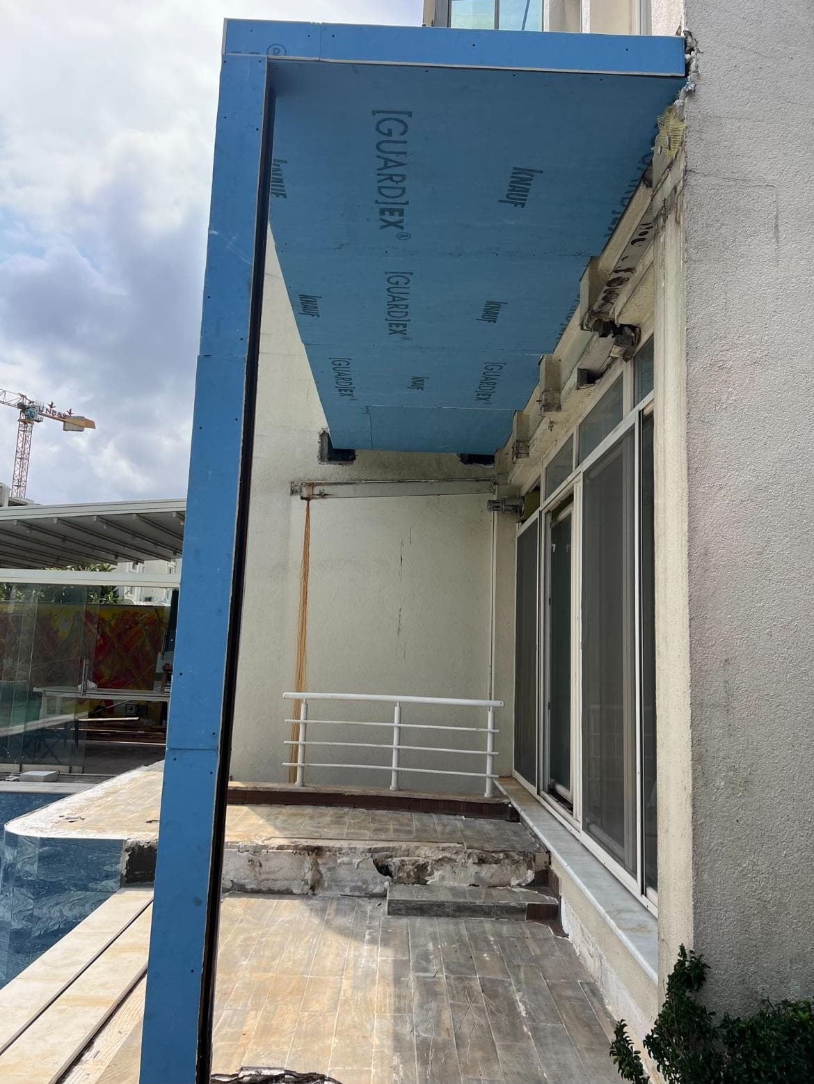 kentsoy çelik sinpaş avergarden çelik balkon ve asma platform projesi