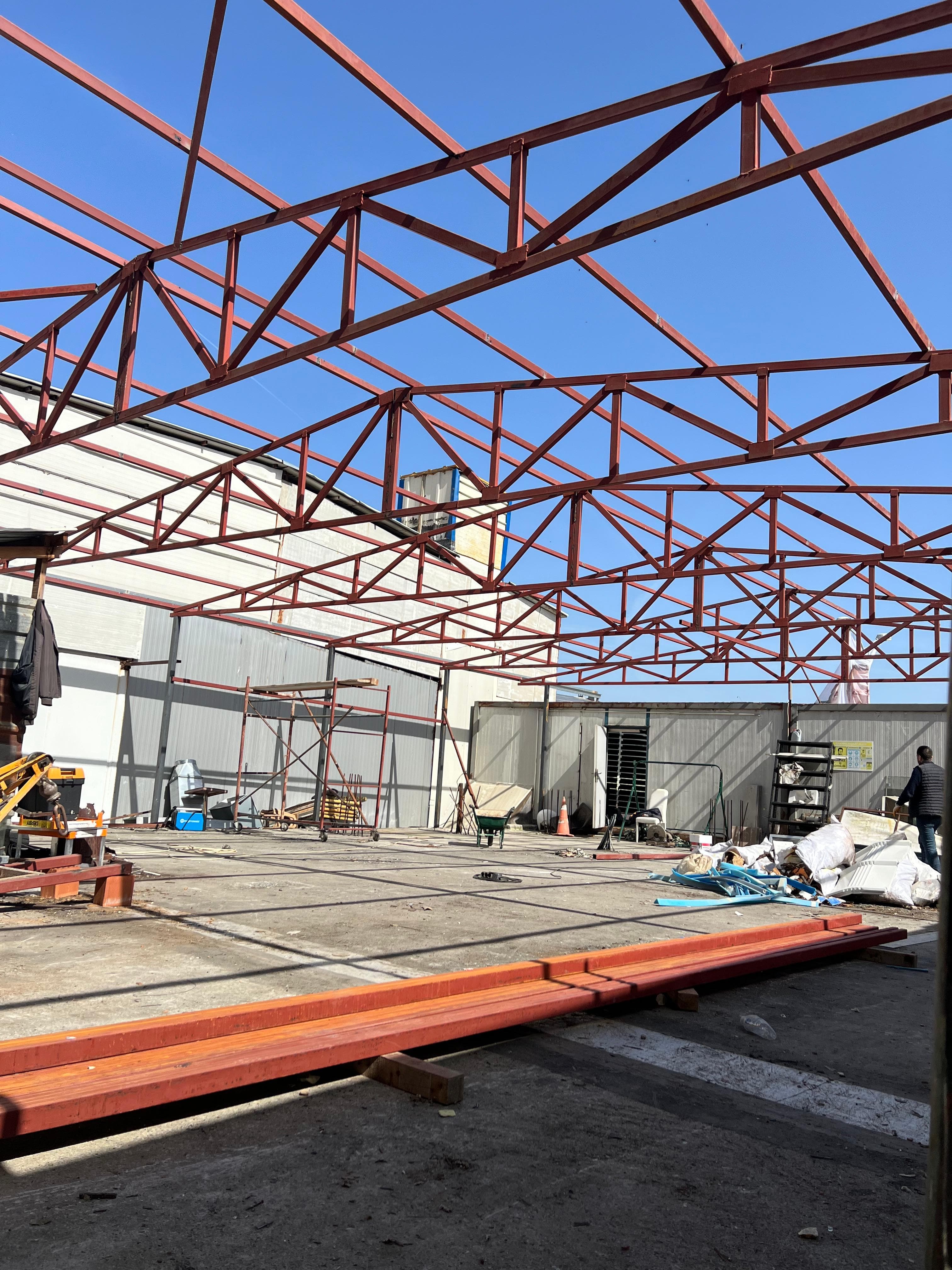 kentsoy çelik makas çatı görseli - 240m2 samandıra istanbul
