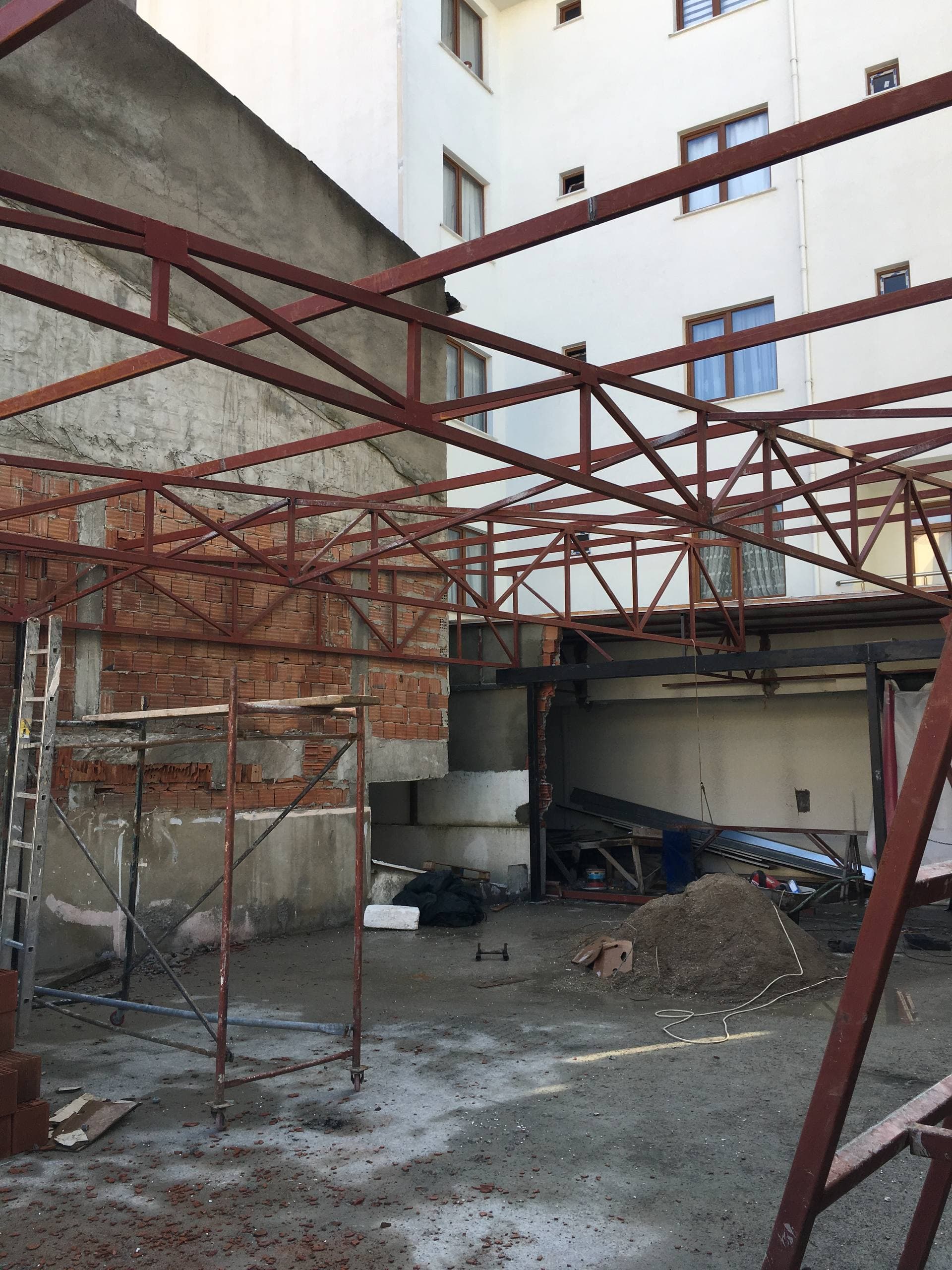 kentsoy çelik makas çatı görseli - şok market