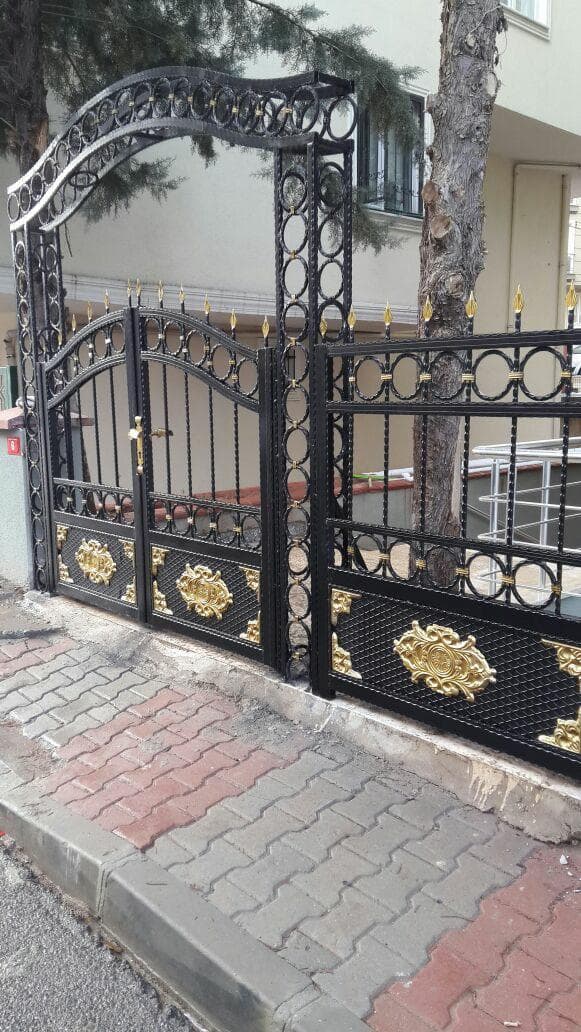 kentsoy çelik ferforje bahçe kapısı - sultançiftliği