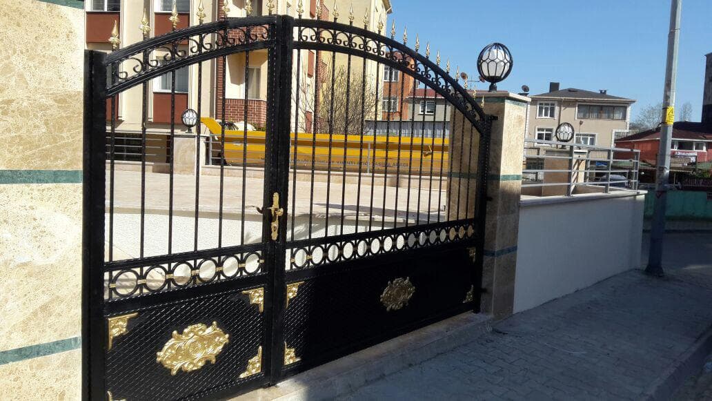 kentsoy çelik bahçe kapısı projesi - yıldırım inşaat